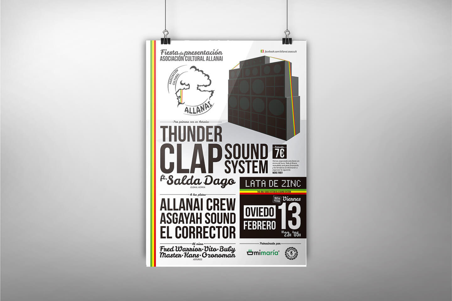 Diseño de cartel para evento cultural