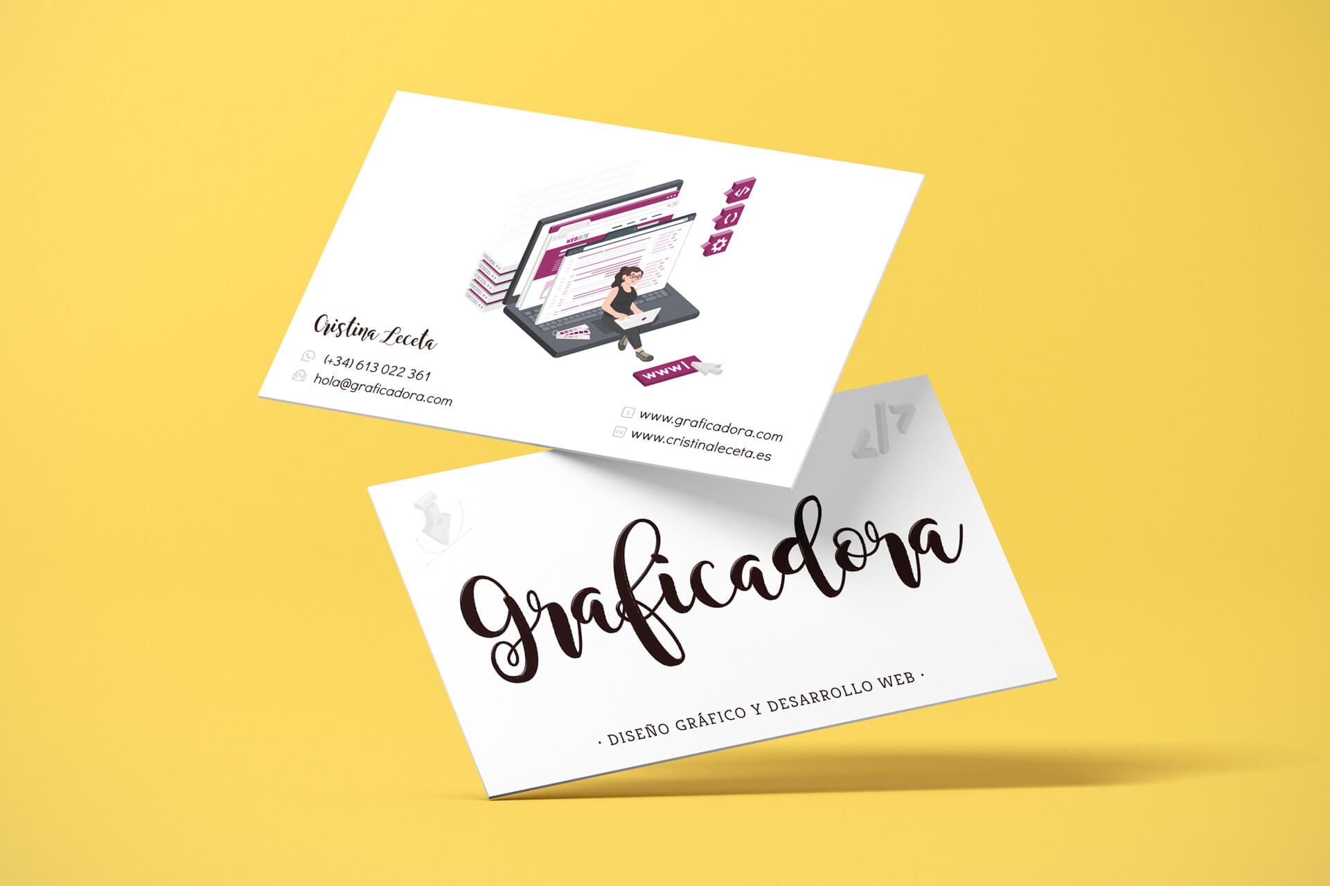 Business card design and printing