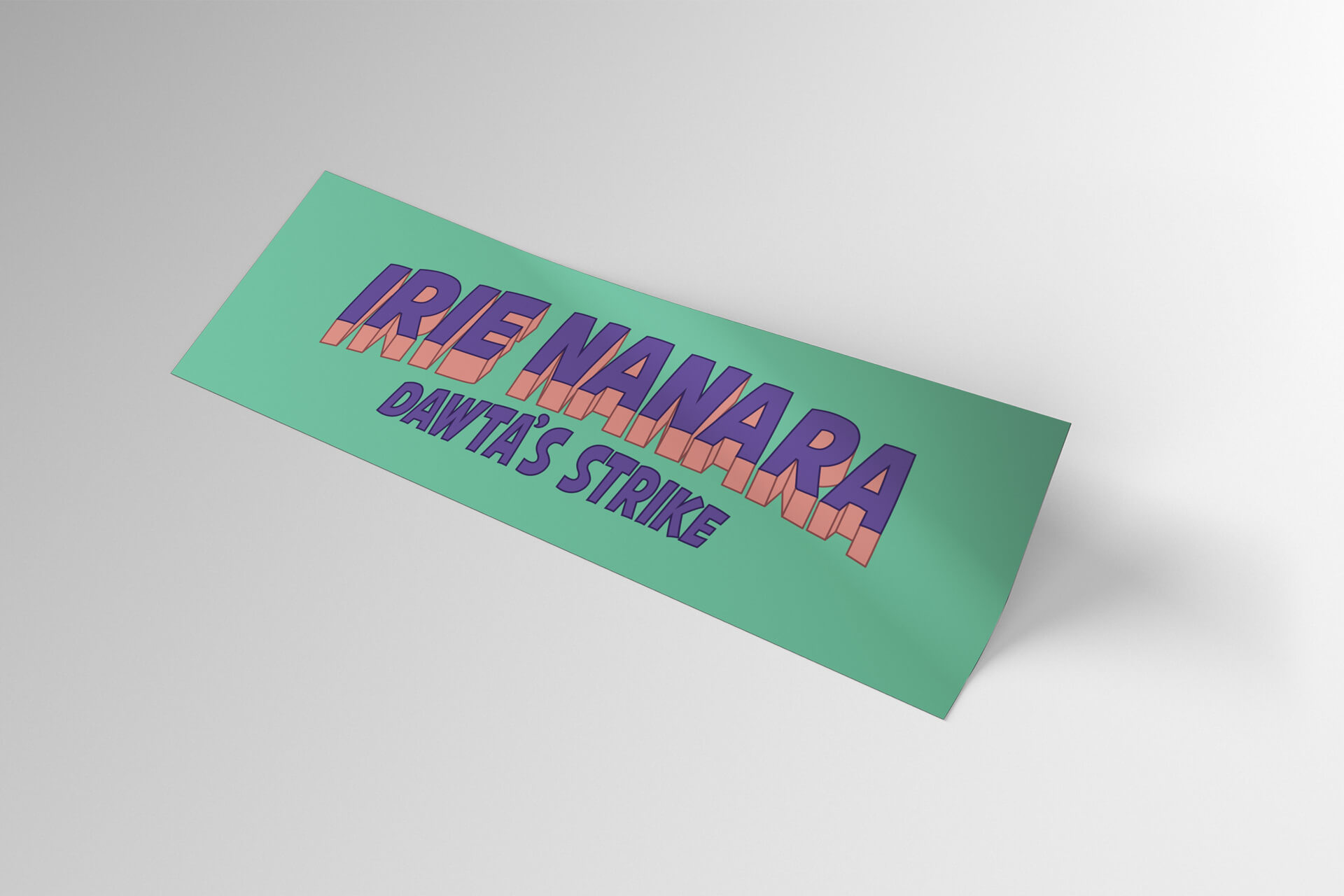 Printing of stickers on adhesive vinyl